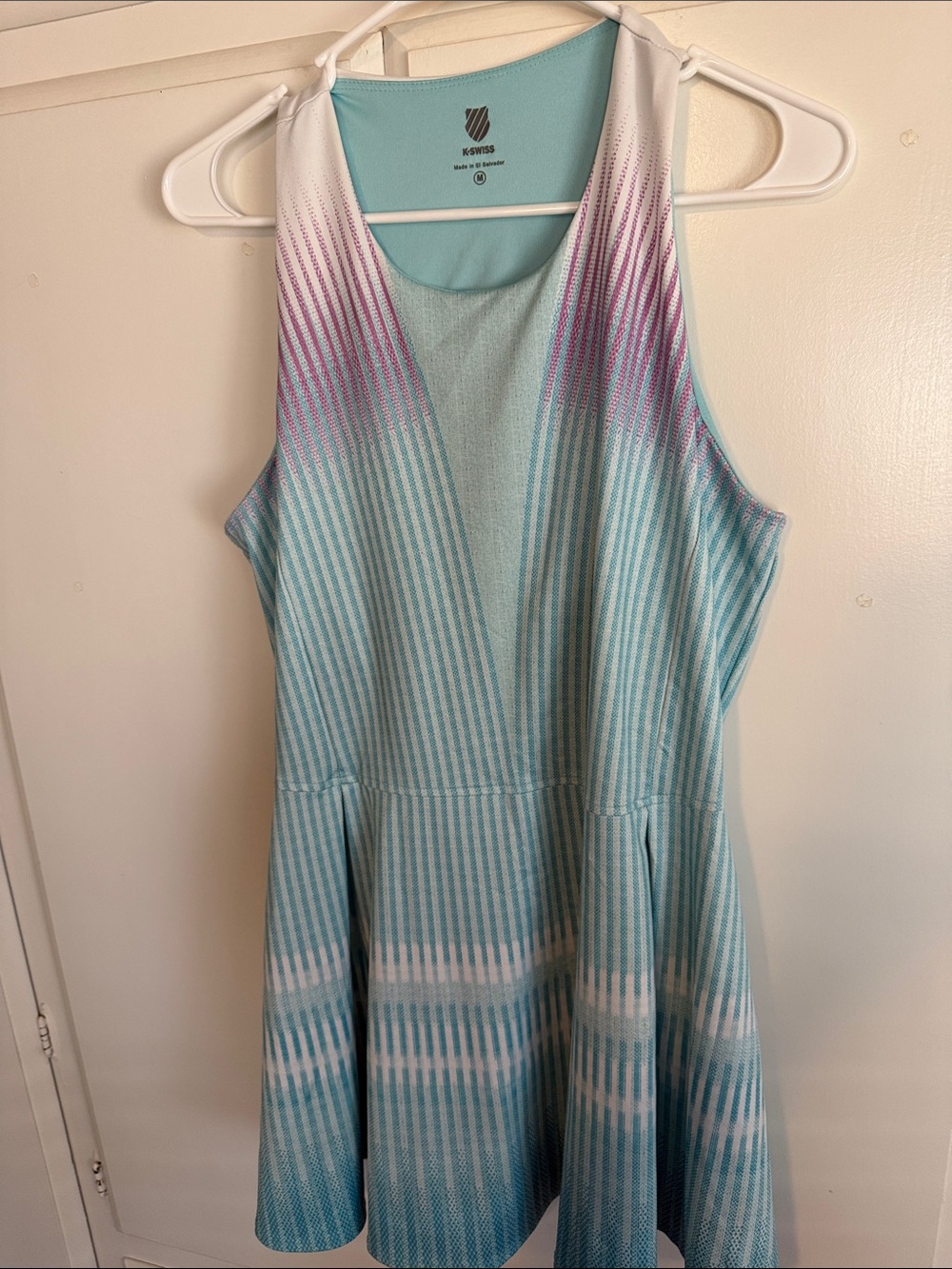 K-Swiss Blue and Pink Racerback Athletic Dress